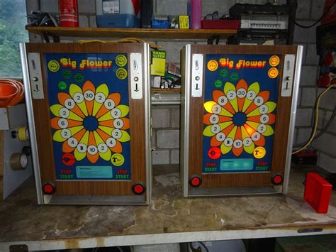 Geldspielautomat Big Flower aus den 70 er Jahren .